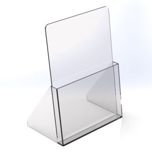 Acrylic Free-Standing Brochure Holder