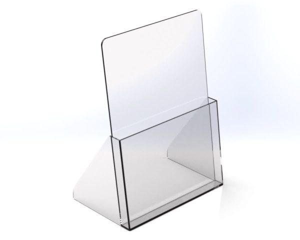 Acrylic Free-Standing Brochure Holder